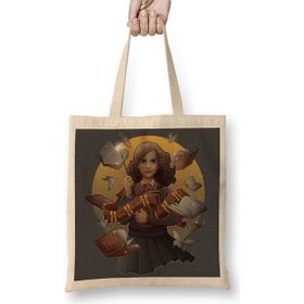 Baskı Dükkanı Harry Potter The Magic of the Books Bez Kadın Günlük Çanta