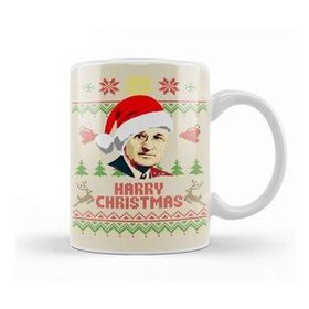 Baskı Dükkanı Harry S Truman Harry Christmas Kupa
