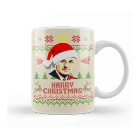 Baskı Dükkanı Harry S Truman Harry Christmas Kupa