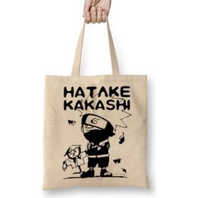 Baskı Dükkanı Hatake Kakashi Naruto Anime Bez Kadın Günlük Çanta