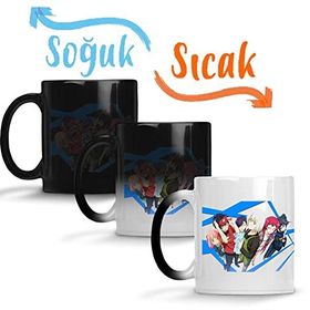 Baskı Dükkanı Hataraku Maou Sama Part Timer Sihirli Porselen Kupa