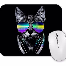 Baskı Dükkanı Havalı Dj Cool Kedi Mouse Pad