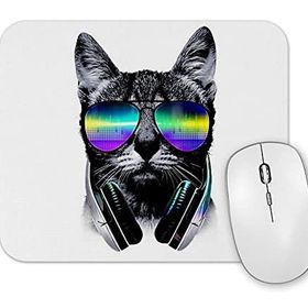 Baskı Dükkanı Havalı Dj Cool Kedi Mouse Pad