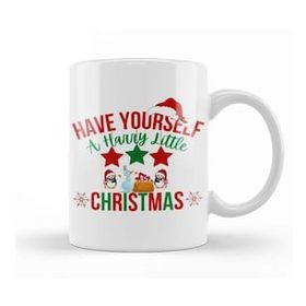 Baskı Dükkanı Have Yourself A Harry Little Christmas Merry Christmas Kupa