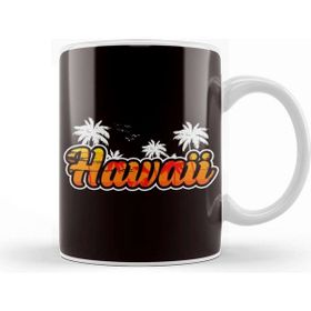 Baskı Dükkanı Hawaii Palm Tree Aloha Beach Ocean Island Traveler Vacation Kupa