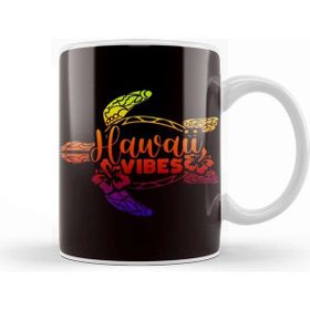 Baskı Dükkanı Hawaii Vibes Sea Turtle Island Ocean Summer Aloha Beach Trip Kupa