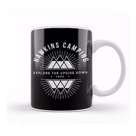 Baskı Dükkanı Hawkins Camping Explore Stranger Things Kupa