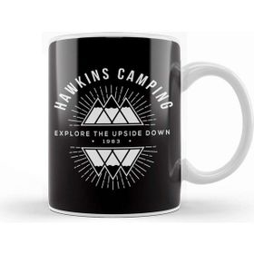 Baskı Dükkanı Hawkins Camping Explore Stranger Things Kupa