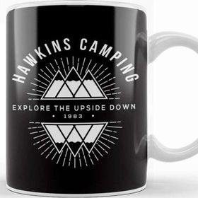 Baskı Dükkanı Hawkins Camping Explore Stranger Things Kupa