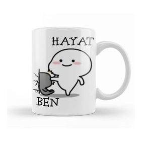 Baskı Dükkanı Hayat Ben Komik Kupa