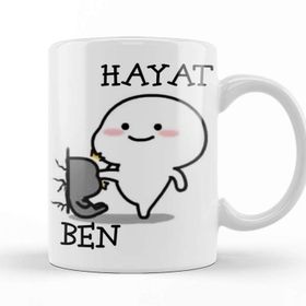 Baskı Dükkanı Hayat Ben Komik Kupa