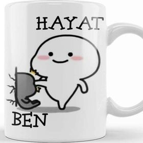 Baskı Dükkanı Hayat Ben Komik Kupa