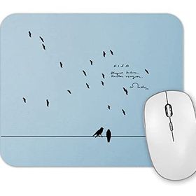 Baskı Dükkanı Hayat Kısa Kuşlar Uçuyor 2 Mouse Pad