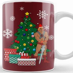 Baskı Dükkanı He Man Around The Christmas Tree Kupa