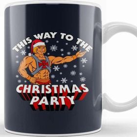 Baskı Dükkanı He Man This Way To The Christmas Party Kupa