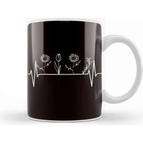 Baskı Dükkanı Heartbeat Plants Flower Gardening Garden Gardener Landscaper Kupa