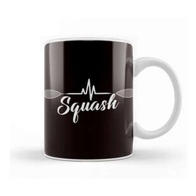 Baskı Dükkanı Heartbeat Squash Racket Player Ball Sports Indoor Tennis Kupa