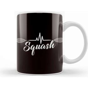 Baskı Dükkanı Heartbeat Squash Racket Player Ball Sports Indoor Tennis Kupa