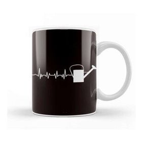 Baskı Dükkanı Heartbeat Watering Can Gardening Garden Gardener Landscaper Kupa