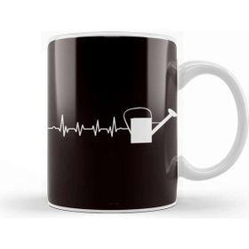 Baskı Dükkanı Heartbeat Watering Can Gardening Garden Gardener Landscaper Kupa