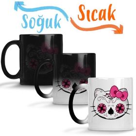 Baskı Dükkanı Hello Kitty 01 Sihirli Porselen Kupa