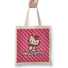 Baskı Dükkanı Hello Kitty Bez Kadın Günlük Çanta