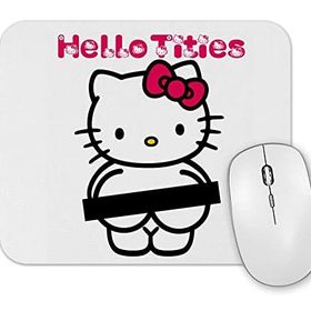 Baskı Dükkanı Hello Tities Hello Kitty Mouse Pad