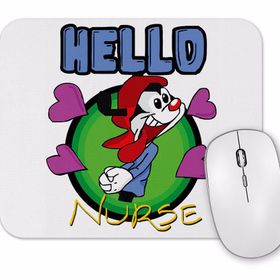 Baskı Dükkanı Hellooooo Nurse Mouse Pad