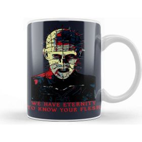 Baskı Dükkanı Hellraiser Pinhead Eternity Quote Kupa