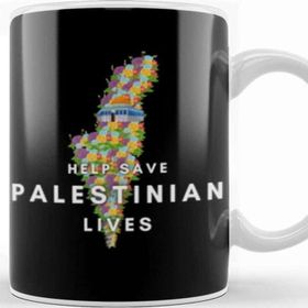 Baskı Dükkanı Help Save Palestinian Lives Kupa
