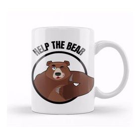Baskı Dükkanı Help The Bear Kupa