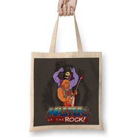 Baskı Dükkanı Hemanskeletor Masters Of The Rock Bez Kadın Günlük Çanta