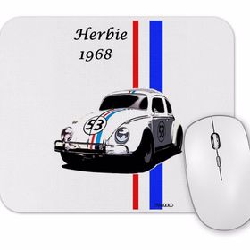 Baskı Dükkanı Herbie 1968 Araba Mouse Pad