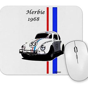 Baskı Dükkanı Herbie 1968 Araba Mouse Pad