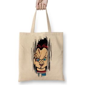 Baskı Dükkanı Here's Chucky Bez Kadın Günlük Çanta