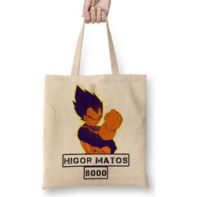 Baskı Dükkanı Higor Matos Vegeta Bez Kadın Günlük Çanta