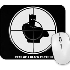 Baskı Dükkanı Hip Hop Fear of a Black Panther Mouse Pad
