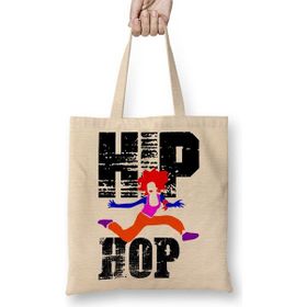Baskı Dükkanı Hip Hop Müzik Bez Kadın Günlük Çanta