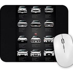 Baskı Dükkanı History Nissan Gtr V2 Specs Mouse Pad