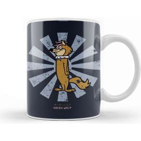 Baskı Dükkanı Hokey Wolf Retro Japanese Kupa
