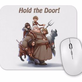 Baskı Dükkanı Hold My Door Hodor Mouse Pad