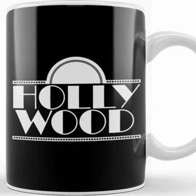 Baskı Dükkanı Hollywood 1930S Art Deco Style Logo Kupa