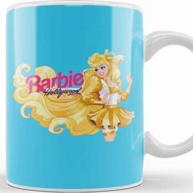 Baskı Dükkanı Hollywood Hair Barbie Kupa