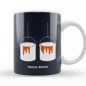 Baskı Dükkanı Home Alone Minimal Baskılı Kupa
