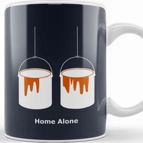 Baskı Dükkanı Home Alone Minimal Baskılı Kupa