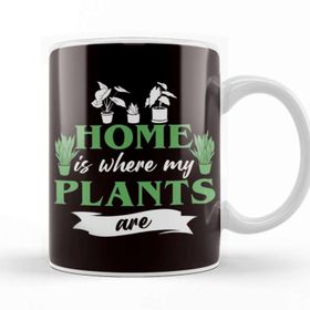 Baskı Dükkanı Home Is Where My Plants Are Planting Gardening Gardener Lawn Kupa