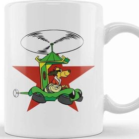 Baskı Dükkanı Hong Kong Phooey The Phooeymobile Helicopter Kupa