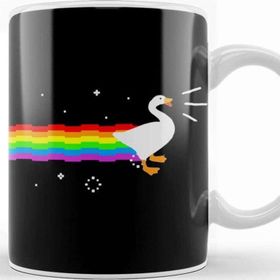 Baskı Dükkanı Honk Goose Nyan Cat Kupa