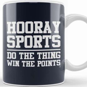 Baskı Dükkanı Hooray Sports Do The Thing Win The Points Sloga Kupa