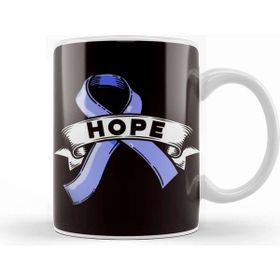 Baskı Dükkanı Hope Blue Ribbon Child Abuse Prevention Month Awareness Kupa